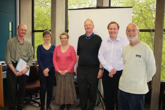 Photograph of the FLAG project rebuild team